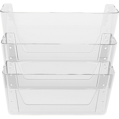 deflecto Stackable DocuPocket for Partition Walls (DEF73601RT)