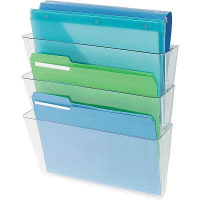 deflecto Stackable DocuPocket for Partition Walls (DEF73601RT)