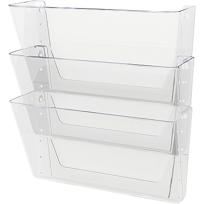 deflecto Stackable DocuPocket for Partition Walls (DEF73601RT)