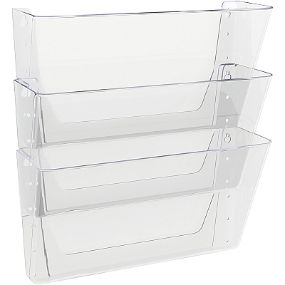deflecto Stackable DocuPocket for Partition Walls (DEF73601RT)