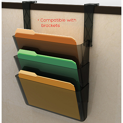 deflecto Stackable DocuPocket Set (DEF73602RT)