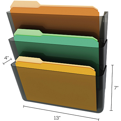 deflecto Stackable DocuPocket Set (DEF73602RT)