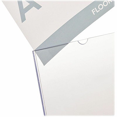 deflecto Superior Image Slanted Sign Holders (DEF590101)