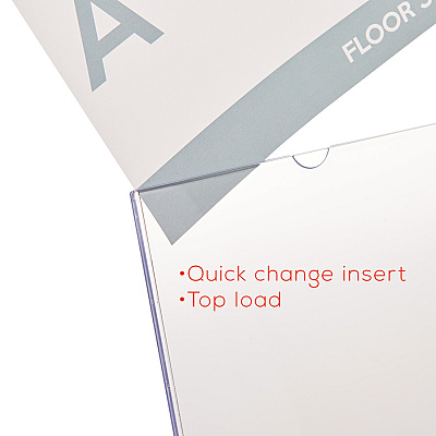 deflecto Superior Image Slanted Sign Holders (DEF590301)