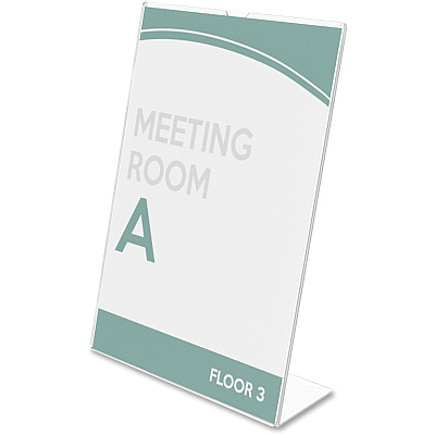 deflecto Superior Image Slanted Sign Holders (DEF590301)