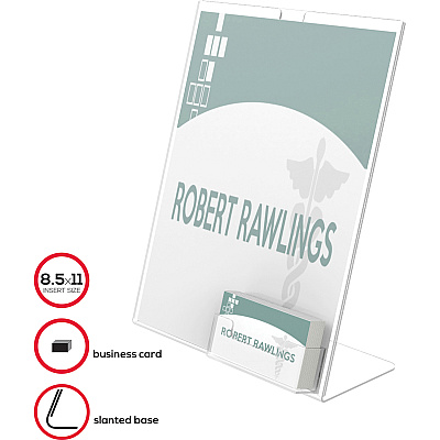 deflecto Superior Image Slanted Sign Holders (DEF590601)
