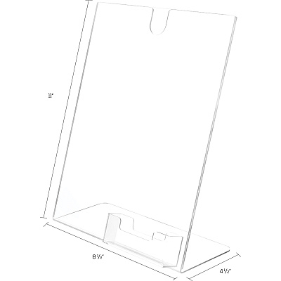 deflecto Superior Image Slanted Sign Holders (DEF590601)