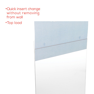 deflecto Classic Image Wall Mount Sign Holder (DEF68201)