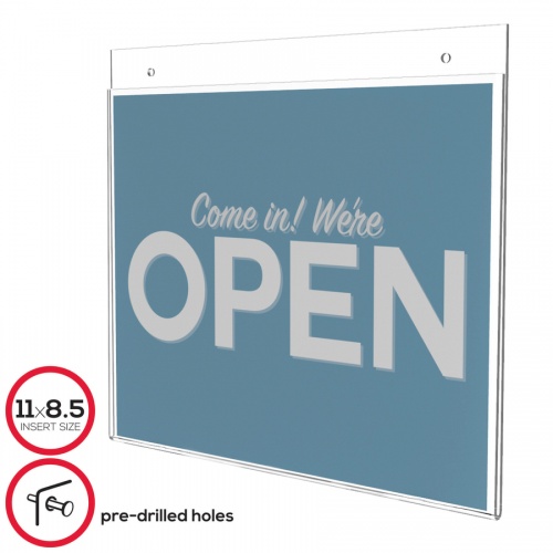 deflecto Classic Image Wall Mount Sign Holders (68301)