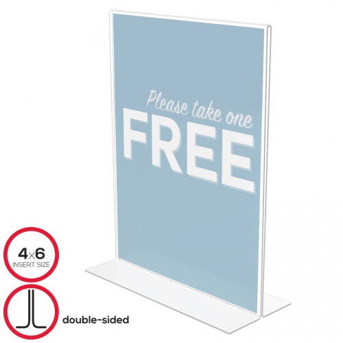 deflecto Classic Image Double-Sided Sign Holder (69201)