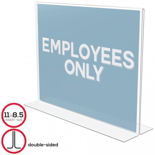 deflecto Classic Image Double-Sided Sign Holder (69301)