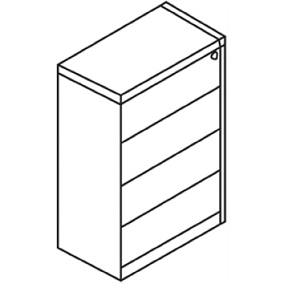 HON 10700 Series Lateral File 4 Drawers (HON107699NN)