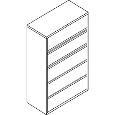 HON Brigade 800 Series 5-Drawer Lateral (HON895LS)