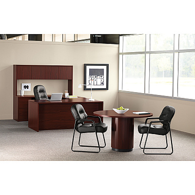HON Pillow-Soft Guest Chair, Leather (HON2093SR11T)