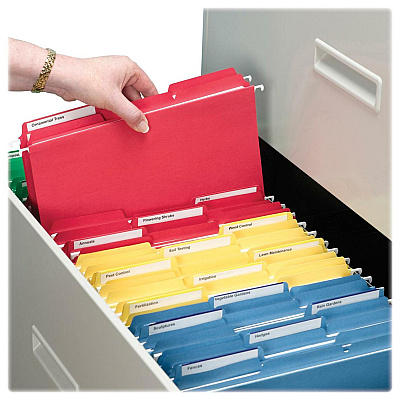 Smead 1/3 Tab Cut Letter Recycled Interior File Folder (SMD10229)