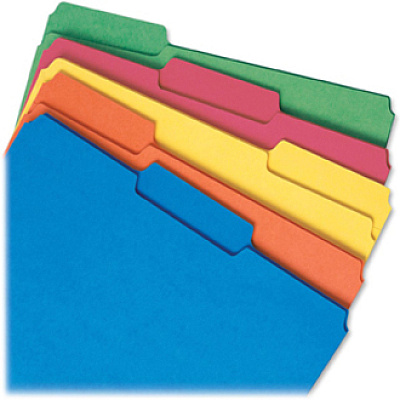 Smead 1/3 Tab Cut Letter Recycled Interior File Folder (SMD10229)
