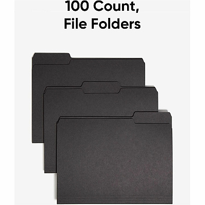 Smead 1/3 Tab Cut Letter Recycled Top Tab File Folder (SMD10243)