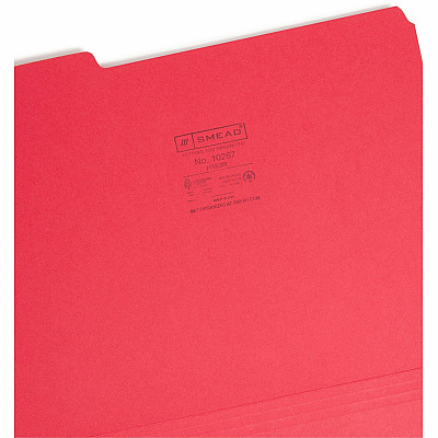 Smead 1/3 Tab Cut Letter Recycled Top Tab File Folder (SMD10267)