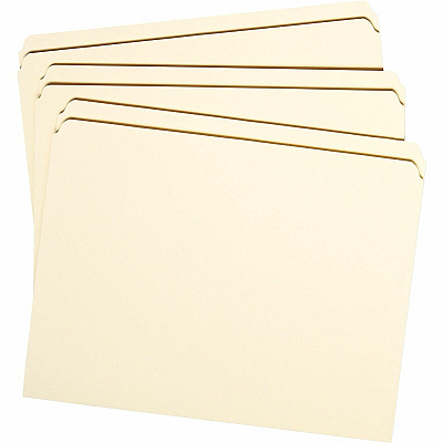 Smead Straight Tab Cut Letter Recycled Top Tab File Folder (SMD10310)