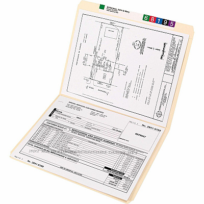 Smead Straight Tab Cut Letter Recycled Top Tab File Folder (SMD10310)