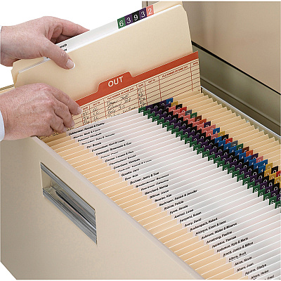 Smead Straight Tab Cut Letter Recycled Top Tab File Folder (SMD10310)