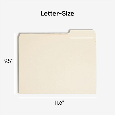 Smead 1/3 Tab Cut Letter Recycled Top Tab File Folder (SMD10330)