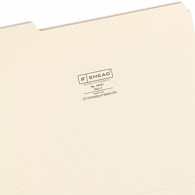 Smead 1/3 Tab Cut Letter Recycled Top Tab File Folder (SMD10331)