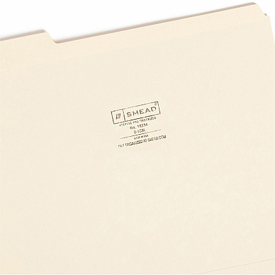 Smead 1/3 Tab Cut Letter Recycled Top Tab File Folder (SMD10334)