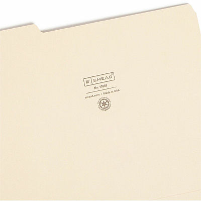 Smead 1/3 Tab Cut Letter Recycled Top Tab File Folder (SMD10339)