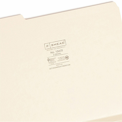 Smead 1/3 Tab Cut Letter Recycled Expanding File (SMD10405)