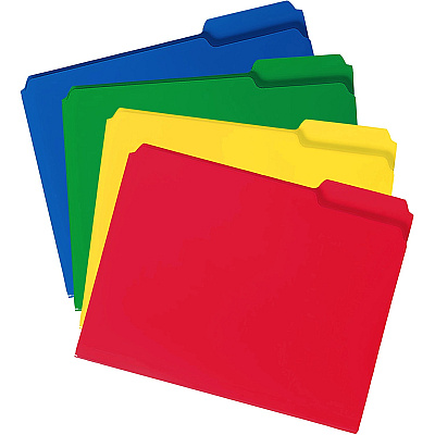 Smead 1/3 Tab Cut Letter Top Tab File Folder (SMD10500)