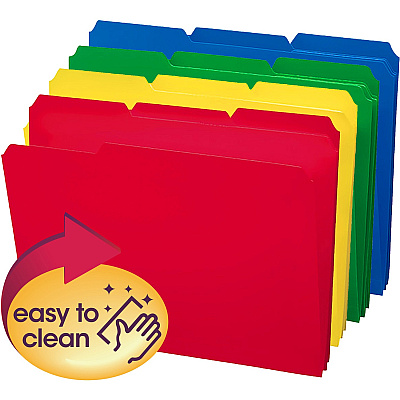 Smead 1/3 Tab Cut Letter Top Tab File Folder (SMD10500)