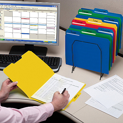 Smead 1/3 Tab Cut Letter Top Tab File Folder (SMD10502)