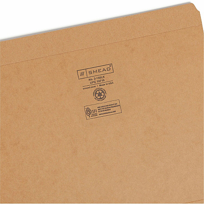 Smead Straight Tab Cut Letter Recycled Top Tab File Folder (SMD10710)