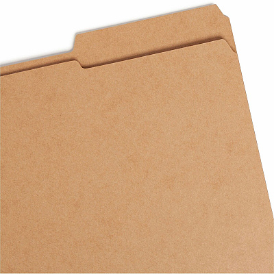Smead 10786 2/5 Tab Cut Letter Recycled Top Tab File Folder