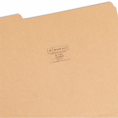 Smead Colored 1/3 Tab Cut Letter Recycled Top Tab File Folder (SMD11953)