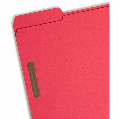 Smead Colored 1/3 Tab Cut Letter Recycled Fastener Folder (SMD11975)