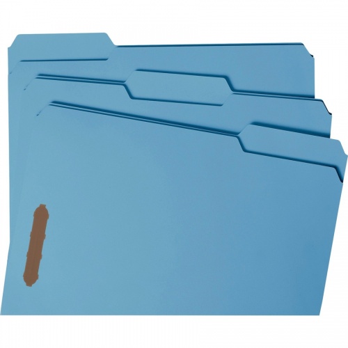 Smead Colored 1/3 Tab Cut Letter Recycled Fastener Folder (12040)