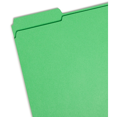 Smead Colored 1/3 Tab Cut Letter Recycled Top Tab File Folder (SMD12134)