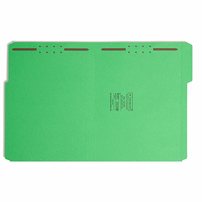 Smead Colored 1/3 Tab Cut Letter Recycled Fastener Folder (SMD12140)