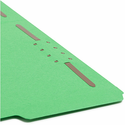Smead Colored 1/3 Tab Cut Letter Recycled Fastener Folder (SMD12140)
