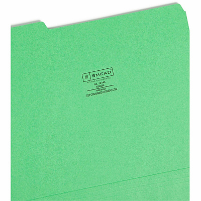 Smead Colored 1/3 Tab Cut Letter Recycled Top Tab File Folder (SMD12143)