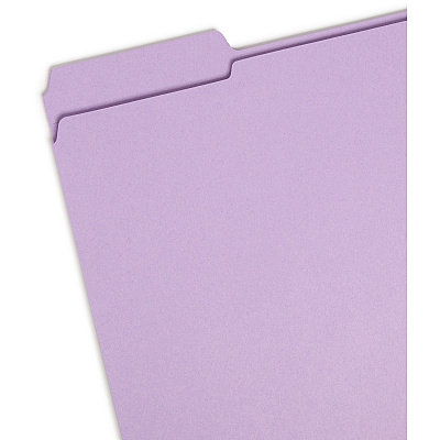 Smead Colored 1/3 Tab Cut Letter Recycled Top Tab File Folder (SMD12434)