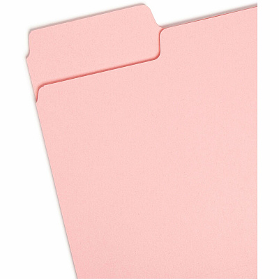 Smead Colored 1/3 Tab Cut Letter Recycled Top Tab File Folder (SMD12643)