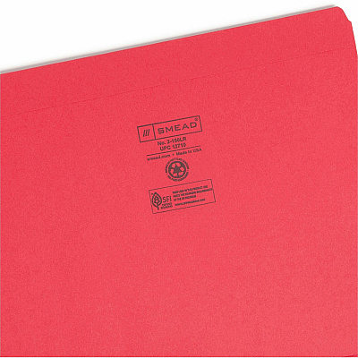 Smead Colored Straight Tab Cut Letter Recycled Top Tab File Folder (SMD12710)