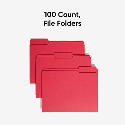 Smead 1/3 Tab Cut Letter Recycled Top Tab File Folder (SMD12743)