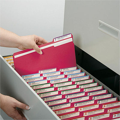 Smead 1/3 Tab Cut Letter Recycled Top Tab File Folder (SMD12743)
