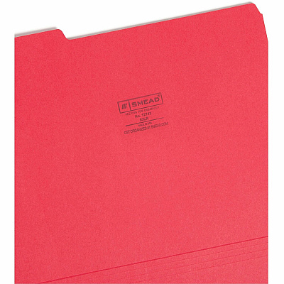 Smead 1/3 Tab Cut Letter Recycled Top Tab File Folder (SMD12743)