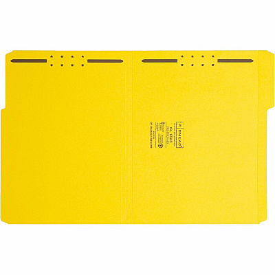Smead Colored 1/3 Tab Cut Letter Recycled Fastener Folder (SMD12940)