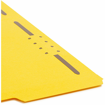 Smead Colored 1/3 Tab Cut Letter Recycled Fastener Folder (SMD12940)